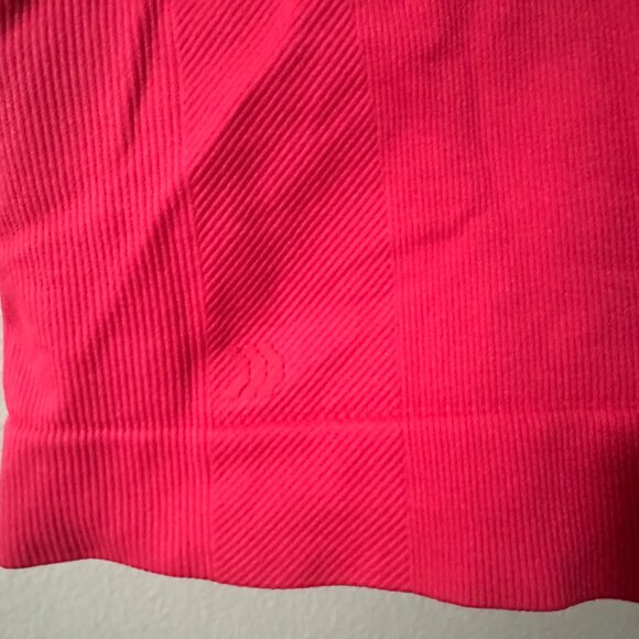 All In Motion Ribbed Active Tank, Built In Bra Racer Back Pink Size M - Picture 4 of 6